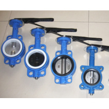 Wafer Type Butterfly Valve with Lever